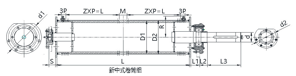 新中式卷筒組裝配圖